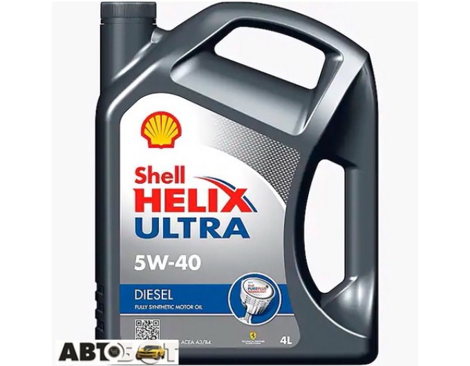 Моторное масло SHELL Helix Ultra Diesel 5W-40 4л, цена: 2 732 грн.