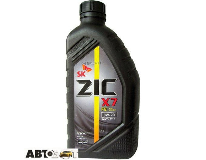 Моторное масло ZIC X7 FE 0W-20 1л, цена: 801 грн.