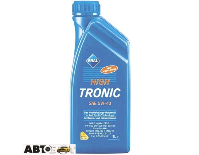 Моторное масло ARAL HighTronic 5W-40 1л, цена: 694 грн.