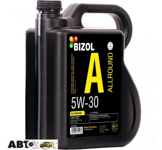 Моторное масло BIZOL Allround 5W-30 B85116 4л, цена: 1 176 грн.