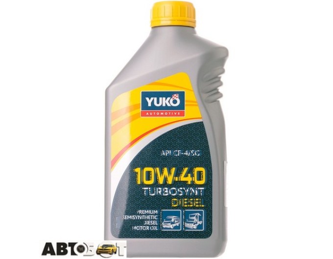 Моторное масло Yuko TURBOSYNT DIESEL 10W-40 1л, цена: 428 грн.