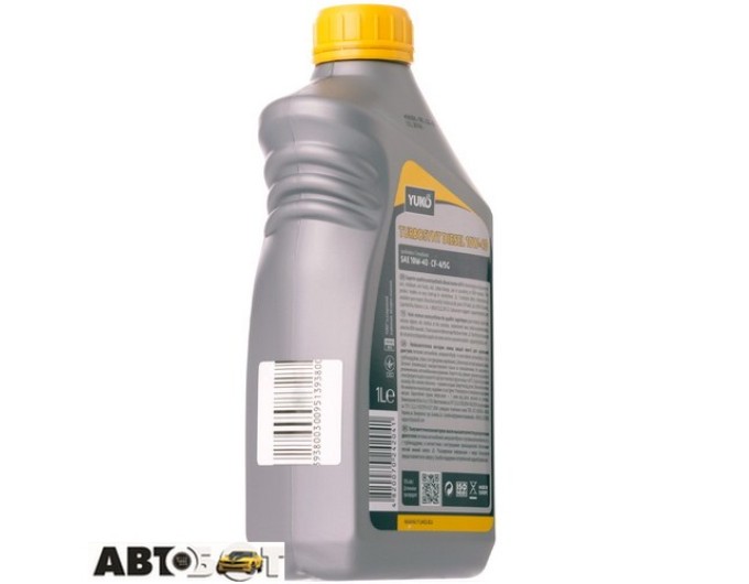 Моторное масло Yuko TURBOSYNT DIESEL 10W-40 1л, цена: 428 грн.