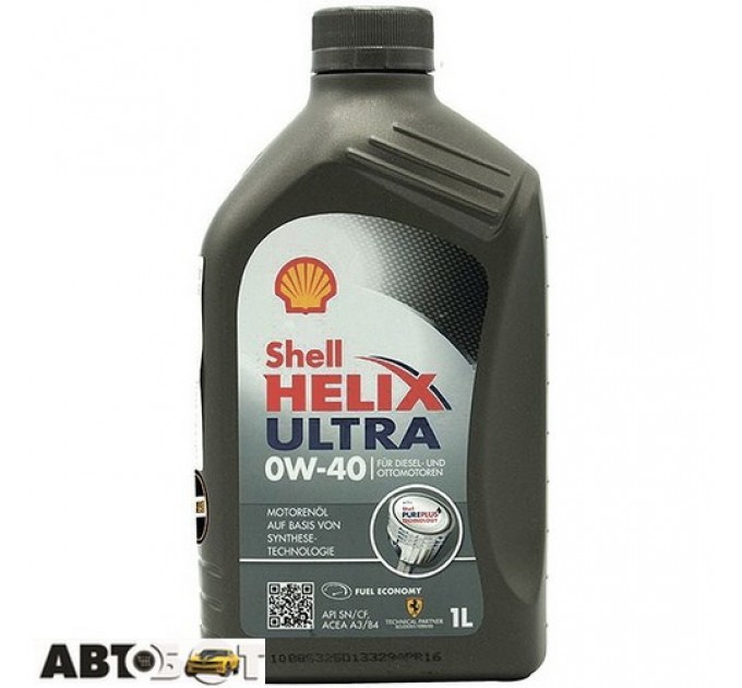  Моторное масло SHELL Helix Ultra 0W-40 1л