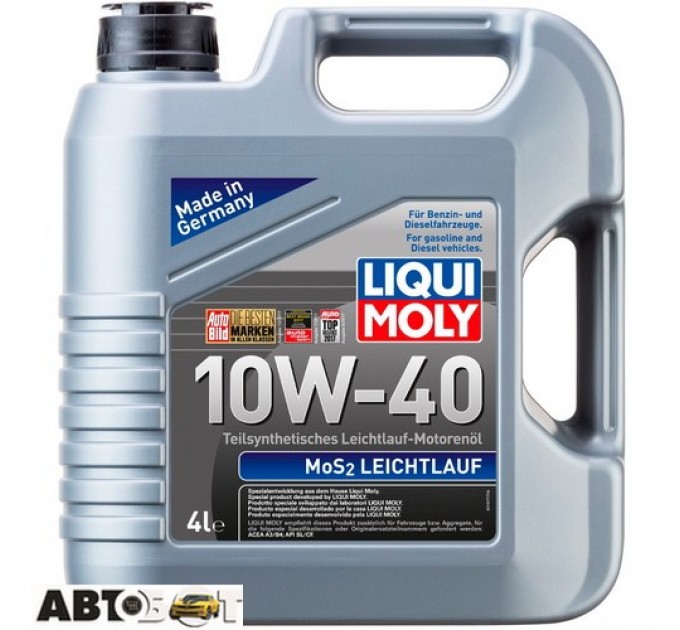 Моторное масло LIQUI MOLY MoS2 LEICHTLAUF 10W-40 1917 4л, цена: 1 762 грн.