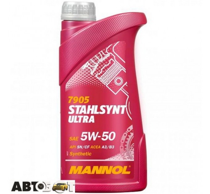 Моторное масло MANNOL STAHLSYNT ULTRA 5W-50 1л, цена: 544 грн.