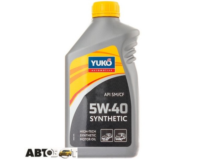 Моторное масло Yuko SYNTHETIC 5W-40 1л, цена: 532 грн.