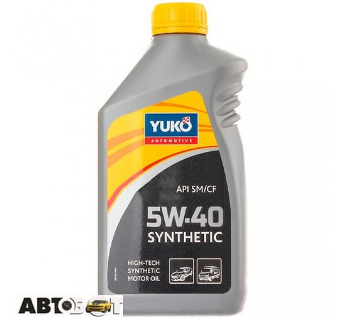  Моторное масло Yuko SYNTHETIC 5W-40 1л