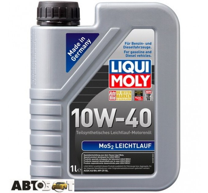 Моторное масло LIQUI MOLY SAE 10W-40 MoS2 LEICHTLAUF 1930 1л, цена: 488 грн.