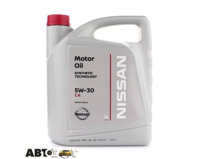 Моторна олива Nissan Motor Oil DPF 5W-30 KE90090043 5л, ціна: 3 219 грн.