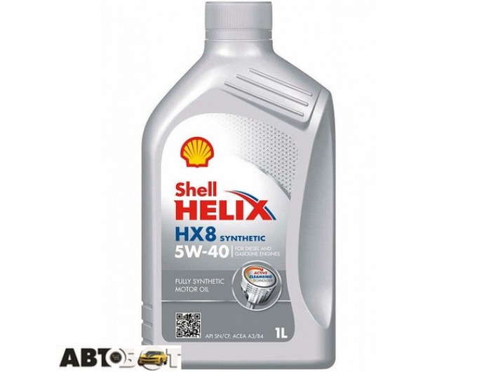 Моторное масло SHELL Helix HX8 Synthetic 5W-40 1л, цена: 636 грн.