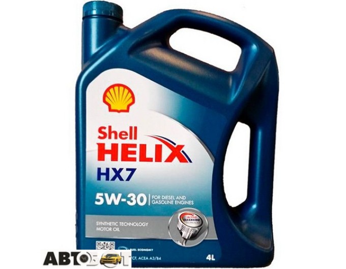 Моторное масло SHELL Helix HX7 5W-30 4л, цена: 2 344 грн.