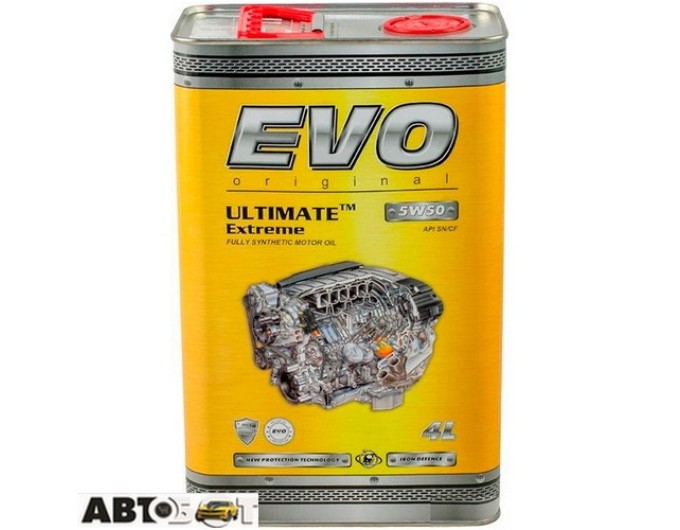 Моторное масло EVO ULTIMATE Extreme 5W-50 4л, цена: 2 420 грн.