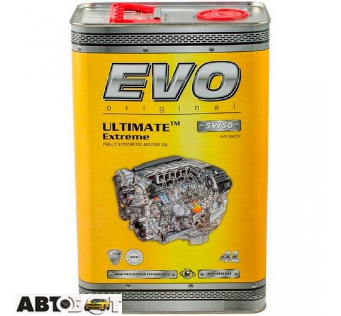 Моторное масло EVO ULTIMATE Extreme 5W-50 4л, цена: 1 331 грн.