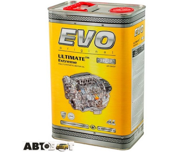 Моторное масло EVO ULTIMATE Extreme 5W-50 4л, цена: 2 420 грн.