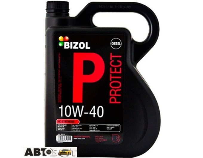 Моторное масло BIZOL Protect 10W-40 B85316 4л, цена: 1 472 грн.