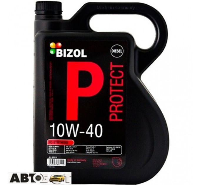 Моторное масло BIZOL Protect 10W-40 B85316 4л, цена: 810 грн.
