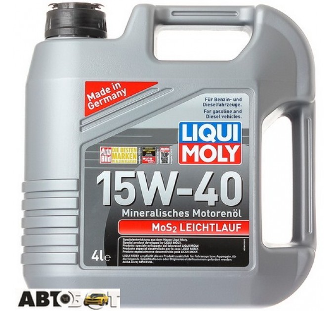 Моторное масло LIQUI MOLY MoS2-LEICHTLAUF 15W-40 2631/1949 4л, цена: 1 845 грн.