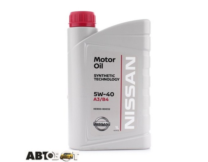 Моторна олива Nissan Motor Oil 5W-40 KE90090032 1л, ціна: 607 грн.