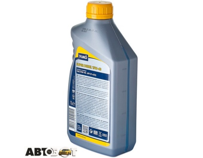Моторное масло Yuko SUPER DIESEL 15W-40 1л, цена: 391 грн.