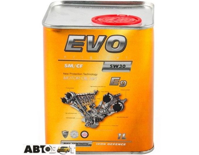 Моторное масло EVO E9 5W-30 1л, цена: 534 грн.