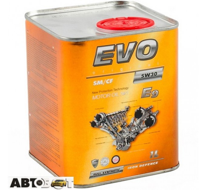 Моторна олива EVO E9 5W-30 1л, ціна: 294 грн.