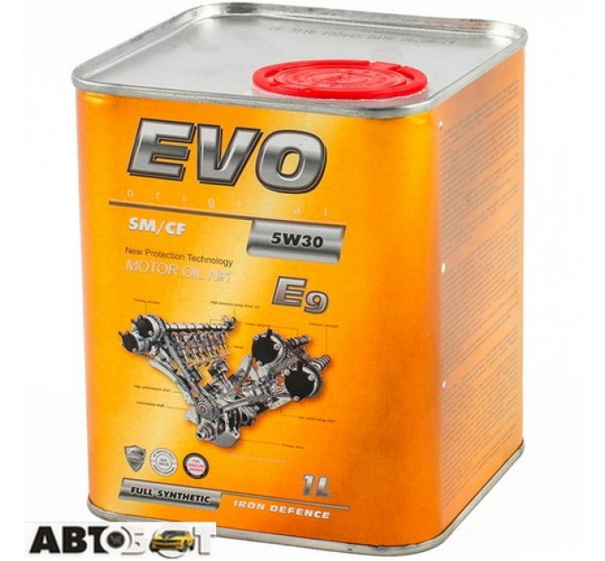 Моторное масло EVO E9 5W-30 1л, цена: 294 грн.