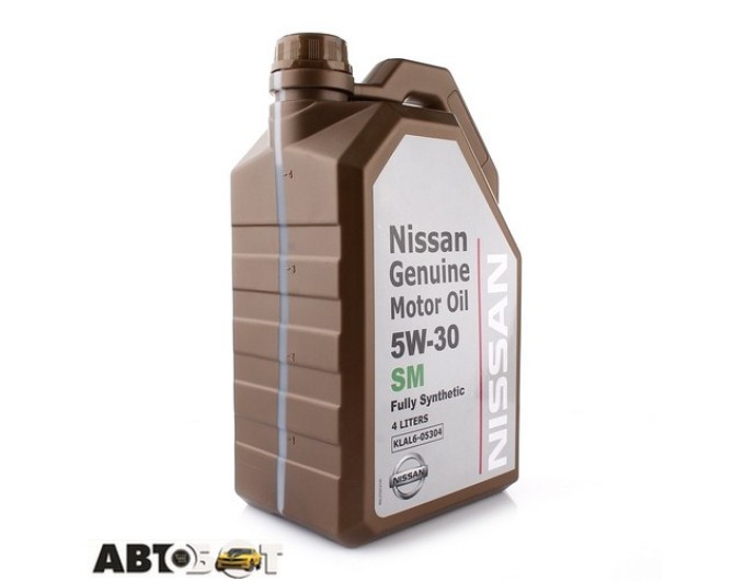 Моторна олива Nissan GENUINE OIL 5W-30 KLAL6-05304 4л, ціна: 3 269 грн.