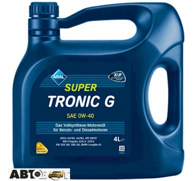 Моторное масло ARAL SuperTronic G 0W-40 4л, цена: 2 163 грн.