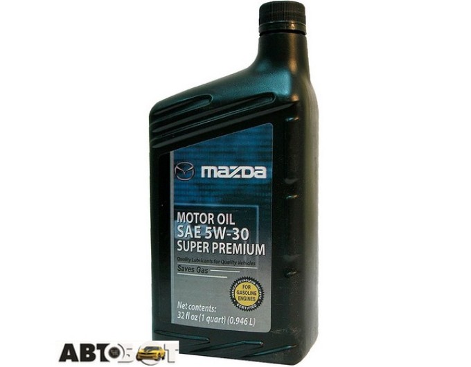 Моторное масло Mazda Super Premium 5W-30 0000775W30QT 0.946л, цена: 670 грн.