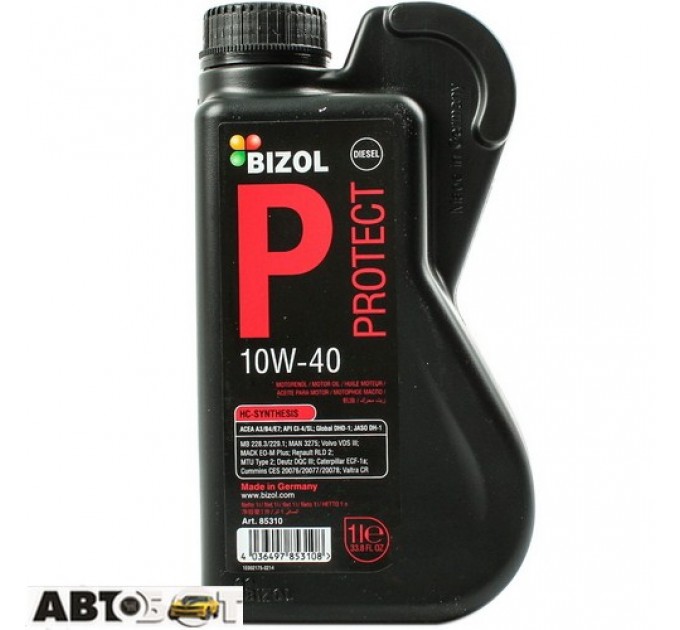 Моторна олива BIZOL Protect 10W-40 B85310 1л, ціна: 247 грн.