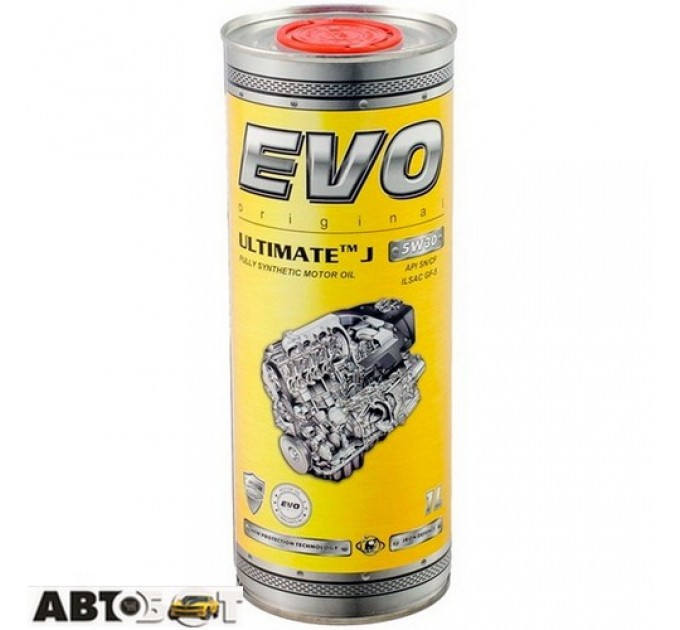 Моторна олива EVO ULTIMATE J 5W-30 1л, ціна: 523 грн.
