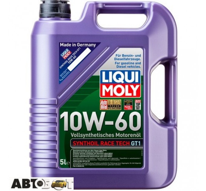 Моторное масло LIQUI MOLY Synthoil Race Tech GT1 10W-60 7535 4л, цена: 2 937 грн.