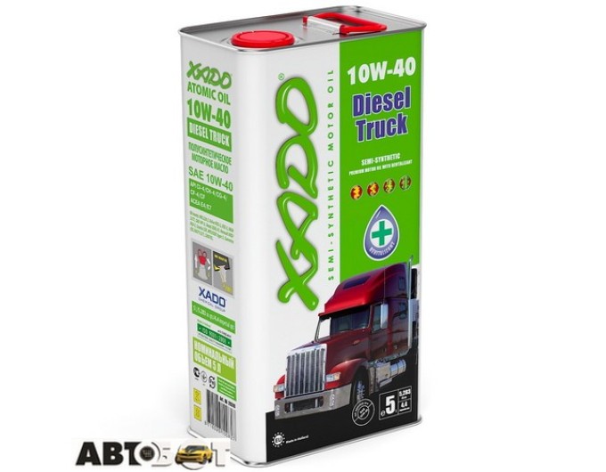 Моторное масло XADO Atomic Oil Diesel Truck 10W-40 XA 20310 5л, цена: 3 043 грн.