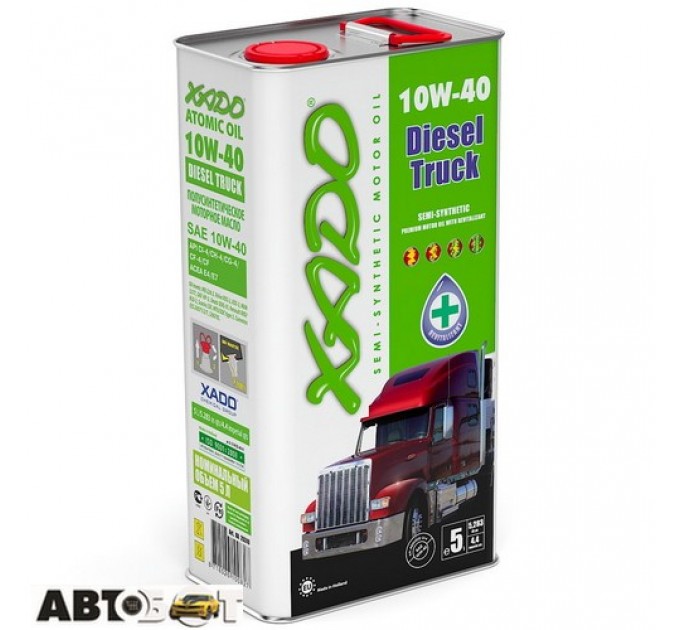  Моторное масло XADO Atomic Oil Diesel Truck 10W-40 XA 20310 5л