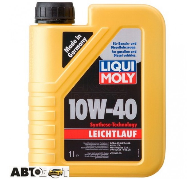 Моторна олива LIQUI MOLY LEICHTLAUF 10W-40 9500 1л, ціна: 545 грн.