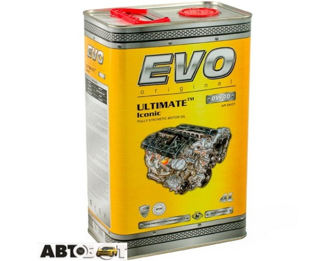 Моторное масло EVO ULTIMATE Iconic 0W-40 4л, цена: 3 722 грн.
