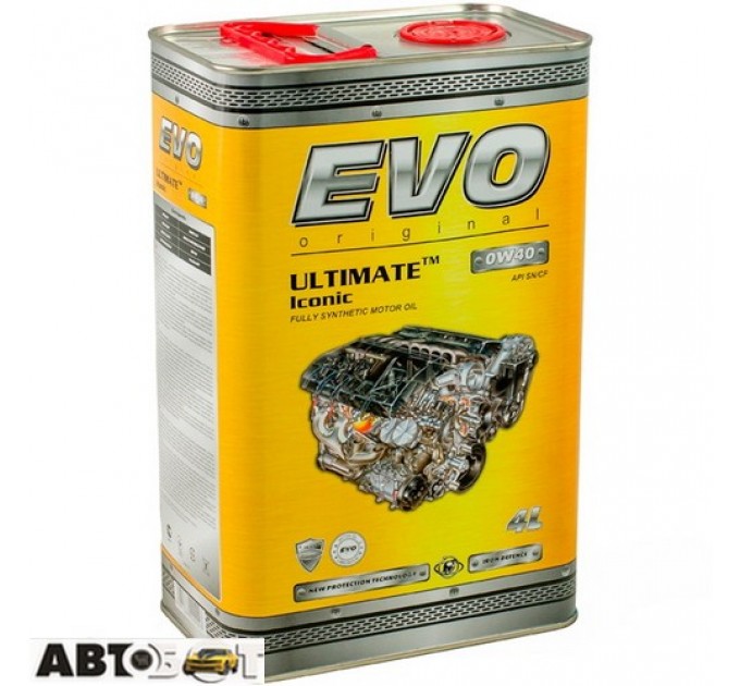 Моторное масло EVO ULTIMATE Iconic 0W-40 4л, цена: 2 047 грн.