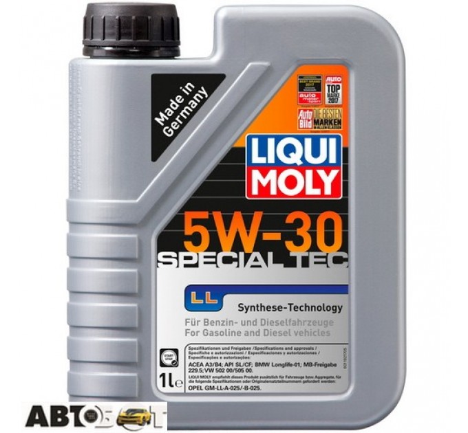 Моторное масло LIQUI MOLY Special Tec LL 5W-30 2447/8054 1л, цена: 667 грн.