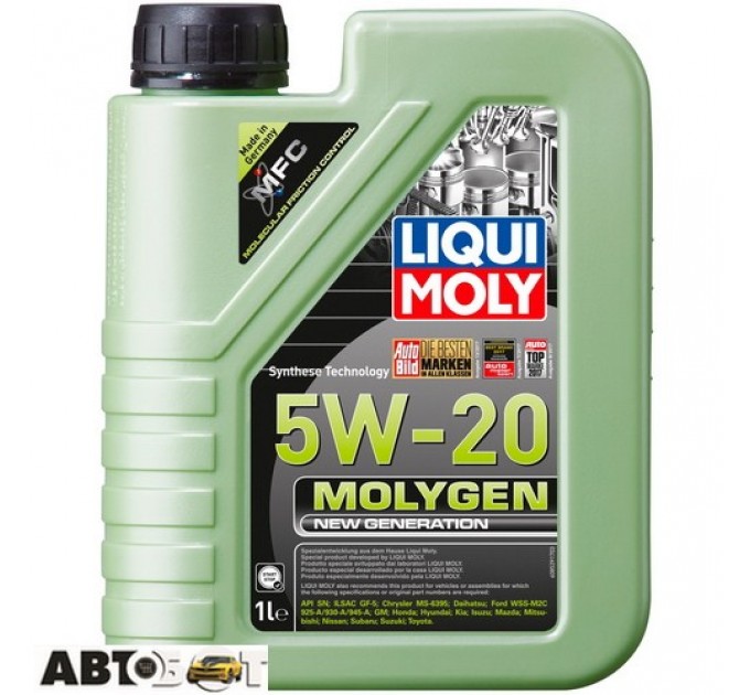 Моторное масло LIQUI MOLY Molygen New Generation 5W-20 8539 1л, цена: 719 грн.