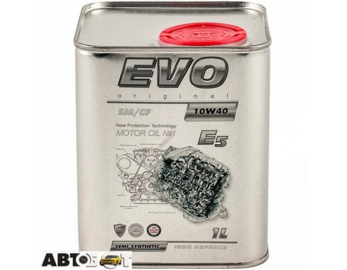 Моторное масло EVO E5 10W-40 1л, цена: 497 грн.