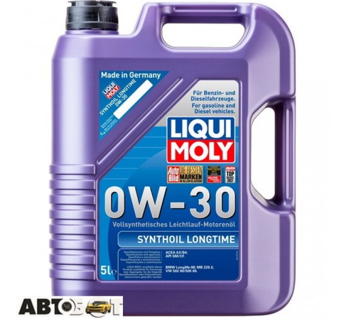Моторное масло LIQUI MOLY Synthoil Longtime 0W-30 8977 5л, цена: 3 597 грн.