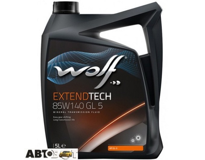 Трансмісійна олива WOLF EXTENDTECH 85W-140 GL-5 5л, ціна: 1 627 грн.