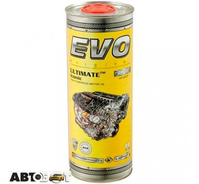 Моторное масло EVO ULTIMATE Iconic 0W-40 1л, цена: 475 грн.