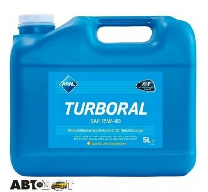 Моторна олива ARAL Turboral 15W-40 5л, ціна: 1 174 грн.