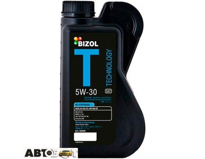 Моторное масло BIZOL Technology 5W-30 507 B85820 1л, цена: 705 грн.