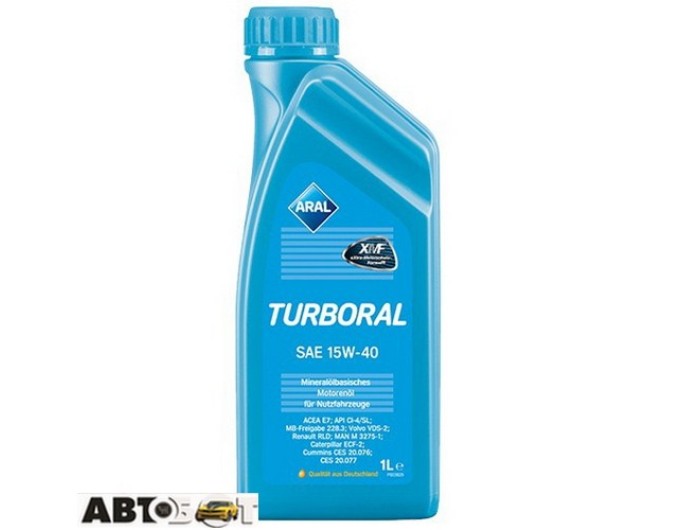 Моторное масло ARAL Turboral 15W-40 1л, цена: 447 грн.