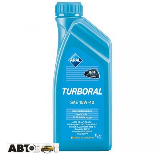 Моторное масло ARAL Turboral 15W-40 1л, цена: 261 грн.