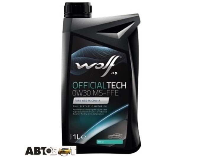 Моторное масло WOLF OFFICIALTECH 0W-30 MS-FFE 1л, цена: 538 грн.