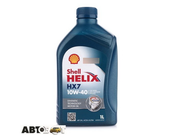 Моторное масло SHELL Helix HX7 10W-40 1л, цена: 530 грн.