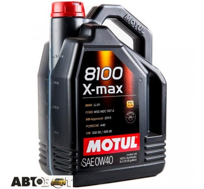 Моторное масло MOTUL 8100 X-max 0W-40 348206 5л, цена: 3 183 грн.